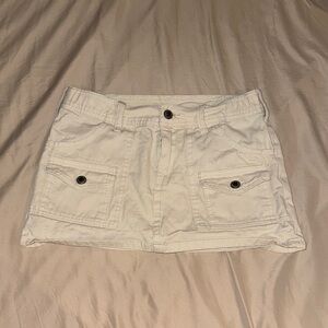 Brandy Melville Cream Miniskirt
